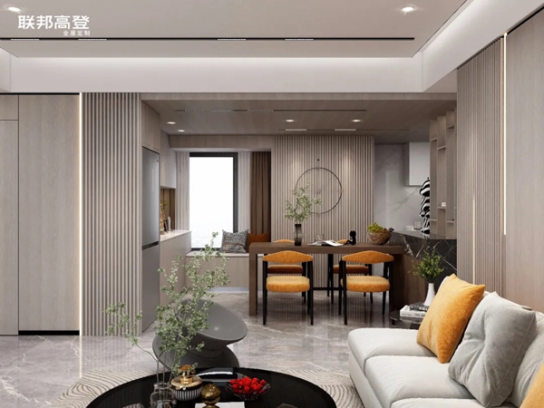 联邦高登全屋定制|150m²简约治愈风，想象中的家在这里实现了！