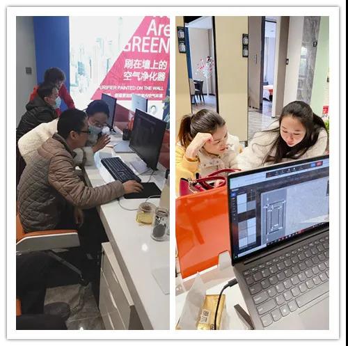 卡颂智能壁材苏州店开展酷家乐培训 助力终端业绩长虹