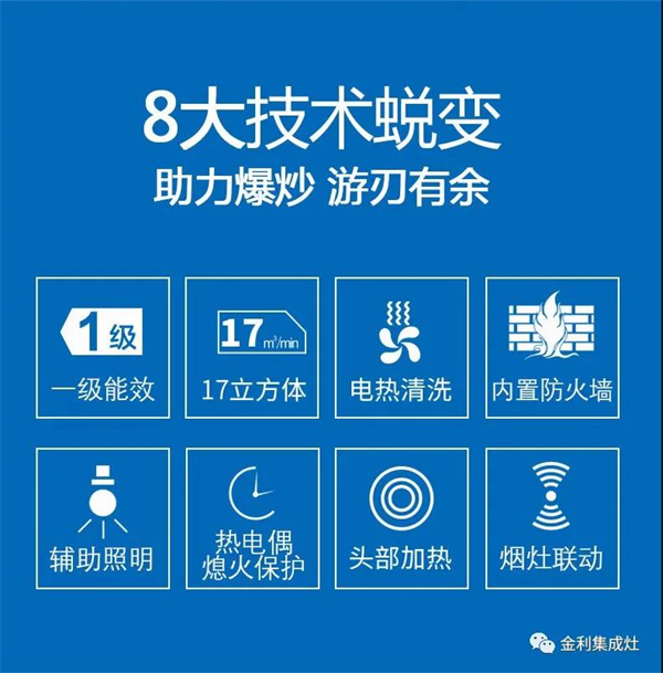 金利集成灶|冬天做饭容易凉？不用怕