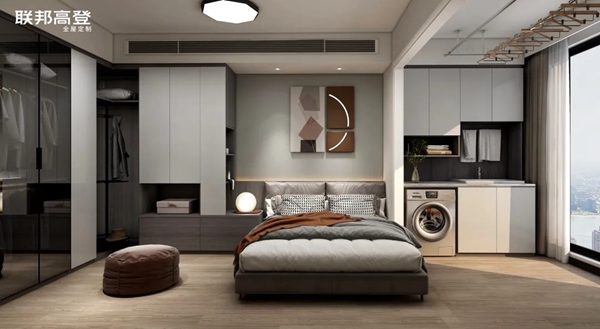 联邦高登全屋定制|188m²现代之家，一次颜值与功能的双向奔赴