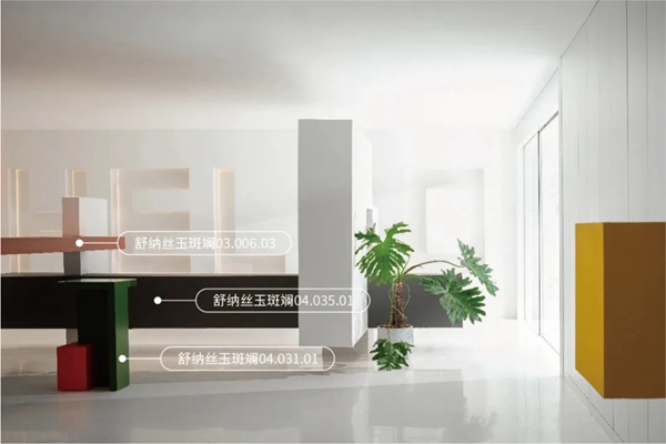 舒纳沃恩漆(乳胶漆)案例|几何色块构建形式美