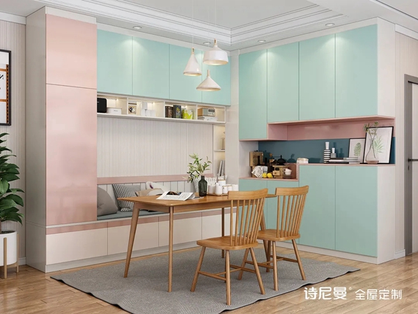 诗尼曼全屋定制|135㎡两房两厅，颜值在线，老婆大呼喜欢！