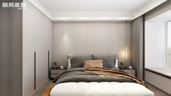 联邦高登全屋定制|138㎡三口轻奢家,空间有余生活质佳