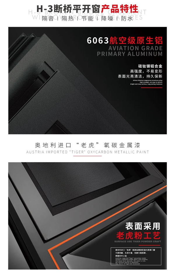 新帝豪NEHOW 新品｜H-3断桥平开窗，不一样的视界之美！