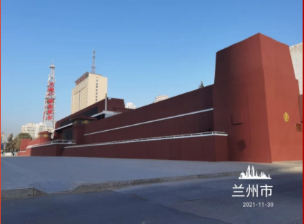 聚焦丨美涂士天然彩真石漆荣登兰州东方红广场，为建筑添彩！