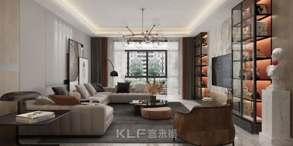 客来福全屋定制|这样做客厅瞬间变得敞亮？邻居纷纷来我家取经！