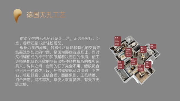 迈世森德国无孔工艺全屋家具定制