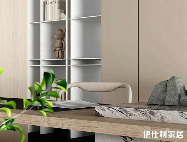 伊仕利家居|银梨木+咖啡杏+浅灰，竟可以如此优雅而实用！