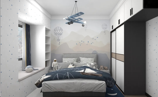 帝标全屋家居|138m²现代舒适风，三口之家爱的小天地
