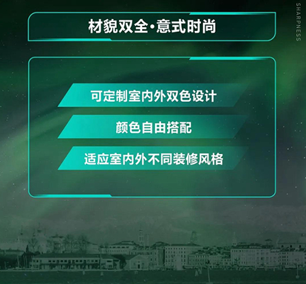 欧迪克2022春季新品上新-威尼斯系列窗纱一体平开窗