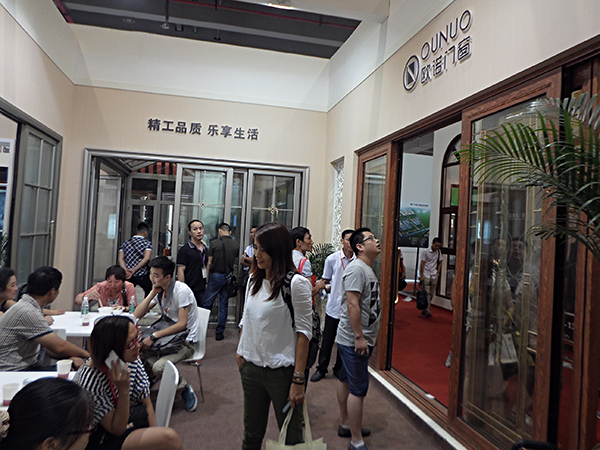 欧诺门窗参展2014第十六届广州建博会 欧诺门窗参展2014第十六届广州建博会