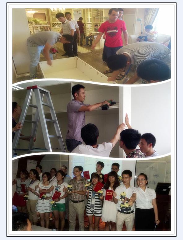 顶固衣柜特训营全力打造“虎狼之师”