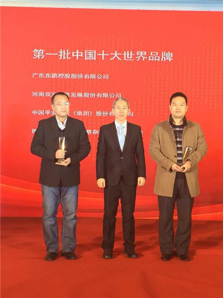 东鹏陶瓷成功入选第一批“中国十大世界品牌”