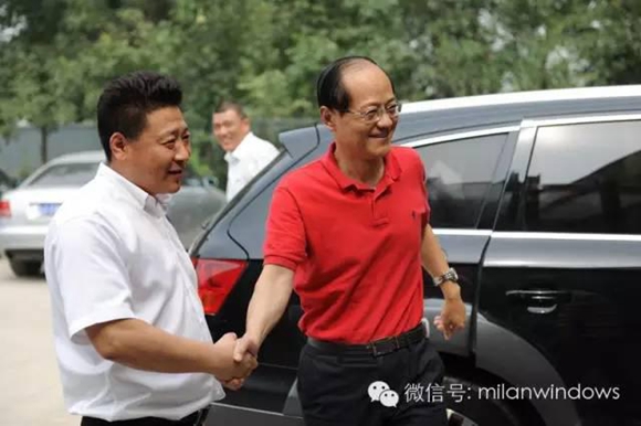 中国建筑金属结构协会会长郝际平莅临米兰之窗 