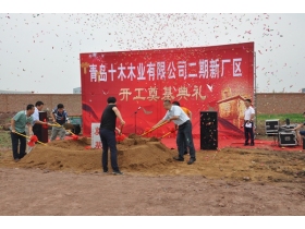 扬帆正当时——记十木木业新厂奠基仪式