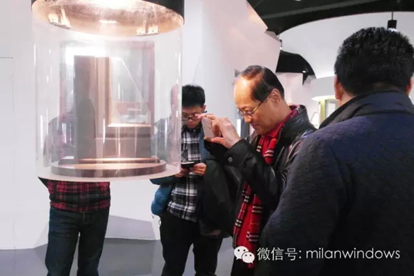 中国建筑金属结构协会会长郝际平莅临米兰之窗调研指导工作