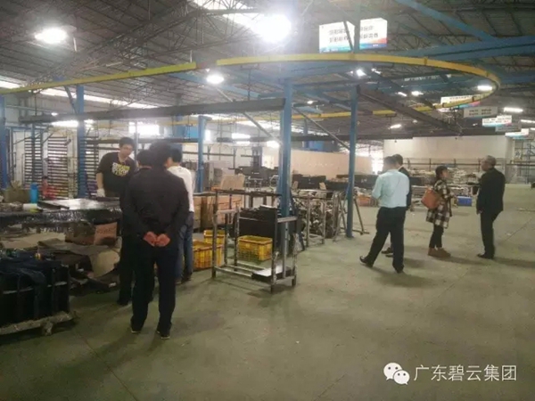 南京考察团前往碧云总部参观交流