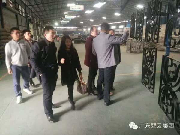 南京考察团前往碧云总部参观交流
