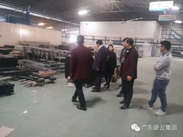南京考察团前往碧云总部参观交流