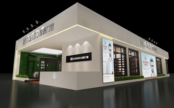 冠豪门窗：门窗十大品牌展会展厅竣工  2016最强冠豪新形象隆重登场