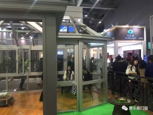 雅乐斯门窗参加第八届广州门业博览会完美成功