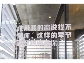 赛阁系列推拉窗&门：他敲我的窗说找不到你，这样的季节就会特别想你
