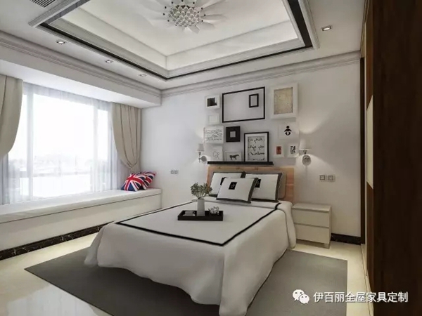 伊百丽全屋定制客户案例： 95㎡打造三口温馨简欧风