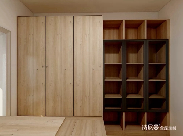 诗尼曼全屋定制分享玄关柜改造案例，一眼就喜欢上！