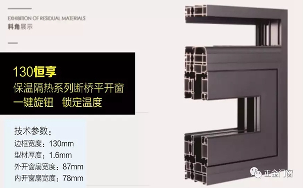 正金门窗恒享130断桥平开窗系列3月正式上市! 正金门窗恒享130断桥平开窗系列3月正式上市!
