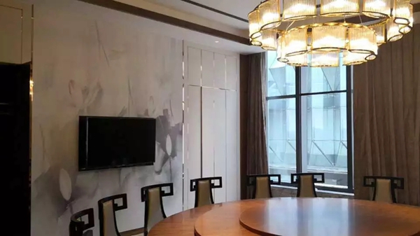 当特普丽墙纸邂逅金陵大酒店，突显浓浓中国风！