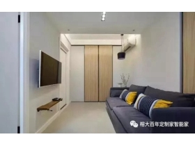 榕大百年定制48㎡装修设计，实用是小户型装修的唯一真理