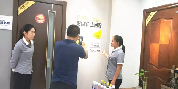 双羽木门承德店曹总：品牌为纲 实力为本