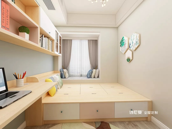 诗尼曼全屋定制：看完邻居105㎡的新家，才知道现代简约风可以这么高级