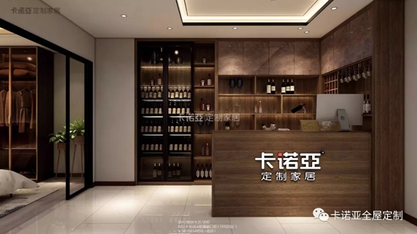 卡诺亚定制家居：高颜值酒柜的3种打开方式 哪一款更和你心意呢