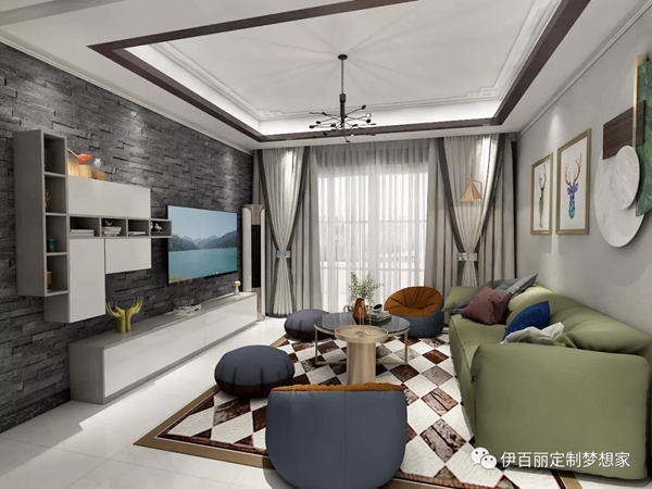 伊百丽全屋定制：客厅怎么设计呢 来看看这些吧