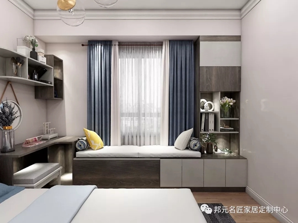 邦元名匠：实用的书桌柜设计 在家办公也不随意