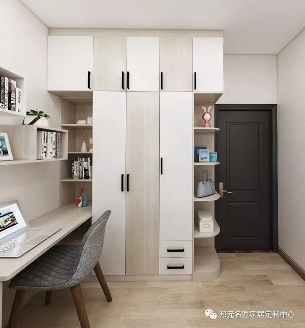邦元名匠：实用的书桌柜设计 在家办公也不随意