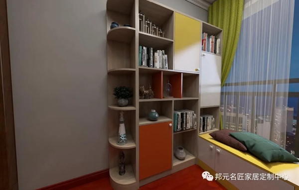 邦元名匠：飘窗做成柜 一点不浪费！