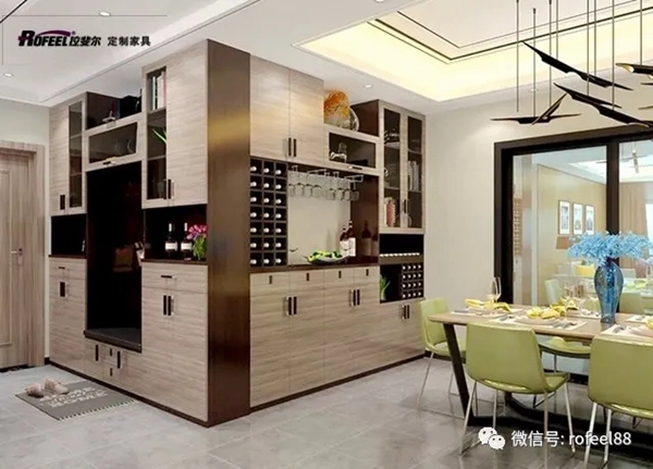 拉斐尔全屋定制： 看一眼便能爱上的酒柜设计技巧