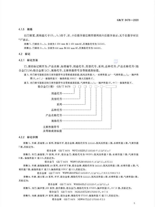 特朗门窗：最新国家标准《铝合金门窗GB/T8478-2020》