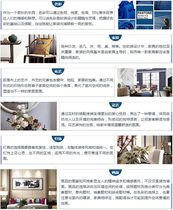 摩力克：想为家装加满分 这软装八大元素你必须要知道！