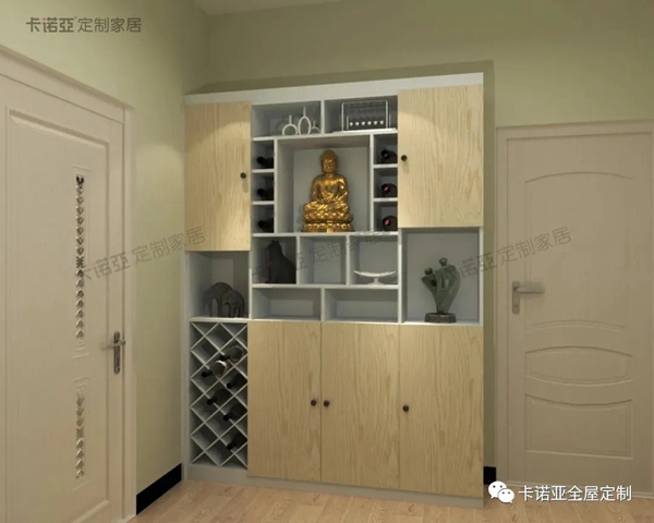 卡诺亚定制家居：鞋柜和餐边柜组合 精致又实用