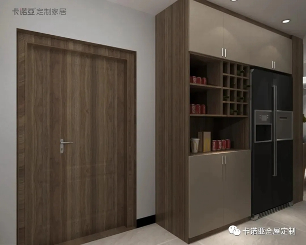 卡诺亚定制家居：鞋柜和餐边柜组合 精致又实用