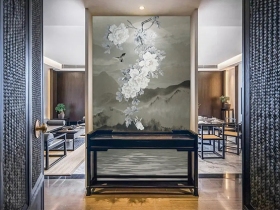 恒高墙布：新中式格调空间 满足你对家的幻想