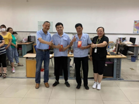 威盾门窗通告表扬奋战在一线的员工