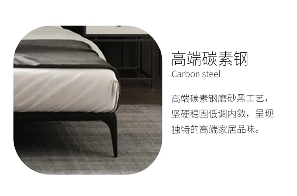 伊百丽全屋定制极简布艺床 许你睡前的懒时光