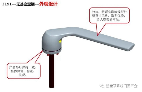 雷圭蒂系统门窗无基座铜执手 方寸间绽放意式精工魅力