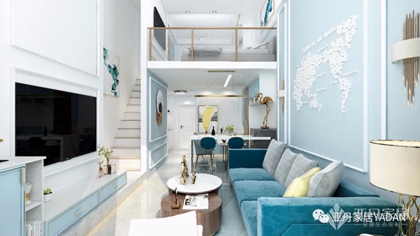 亚丹家居:45m²复式公寓 成就一片小天地 亚丹家居:45m²复式公寓 成就一片小天地
