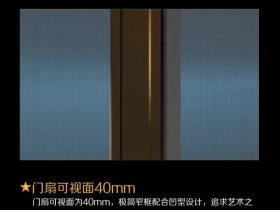 富奥斯门窗轻奢新品奥艺系列窄边框平开门