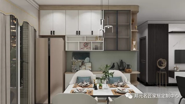 邦元名匠：1㎡餐边柜居然功用这么强